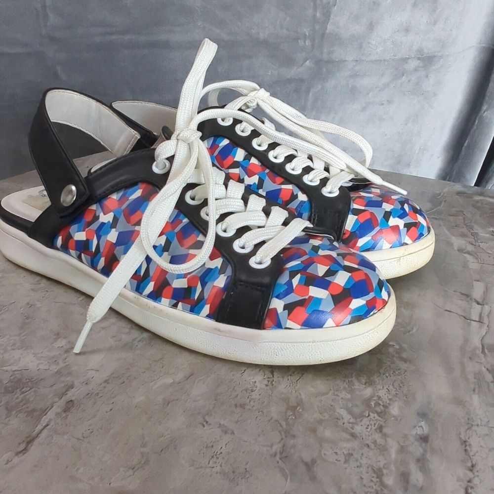 Circus Sam Edelman Murray Size 6.5M Slip On Slingback Snap Sneaker Mules Sandals - Picture 5 of 12